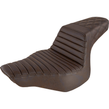 Load image into Gallery viewer, SADDLEMEN SEAT STEPUP TR &amp; LS BRWN 813-27-176BR