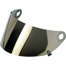 Load image into Gallery viewer, Biltwell | Gringo S Gen2 Flat Shield | Gold Mirror | Anti-Fog | Scratch Resistant | UV/A UV/B Resistant | Motorcycle Helmet Accessory