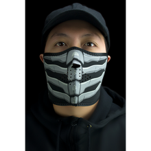 Load image into Gallery viewer, ZAN HEADGEAR HALF NEOPRENE GLOW DARK BONE BREATH WNFM168HG