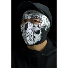 Load image into Gallery viewer, ZAN HEADGEAR SKULL NEOPRENE FACE MASK WNFM002