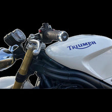 Load image into Gallery viewer, CUSTOM DYNAMICS LIGHT LED HANDLEBAR END CD-BAR-END-AW-B