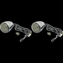 Load image into Gallery viewer, CUSTOM DYNAMICS IND Frnt Turn Signal, w White Halo &amp; Amber- Chrome PR PB-IND-FTS-AW-C