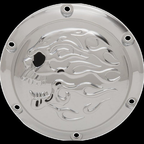 DRAG SPECIALTIES COVER DRB CHR FLM SKL XL D33-0113FSKC