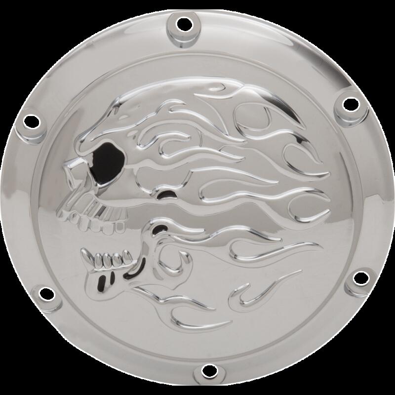 DRAG SPECIALTIES COVER DRB CHR FLM SKL XL D33-0113FSKC