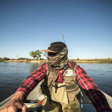 Load image into Gallery viewer, ZAN HEADGEAR MOTLEY TUBE POLYESTER CLASSIC BANDANA BLACK &amp; ORANGE T197