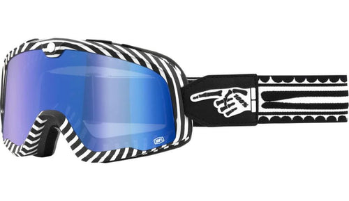 100% BARSTOW GOGGLE DEATH SPRAY - MIRROR BLUE LENS 50000-00002