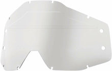 Load image into Gallery viewer, 100% ACCURI FORECAST LENS SONIC BUMPS W/MUD VISOR CLEAR 59024-00001