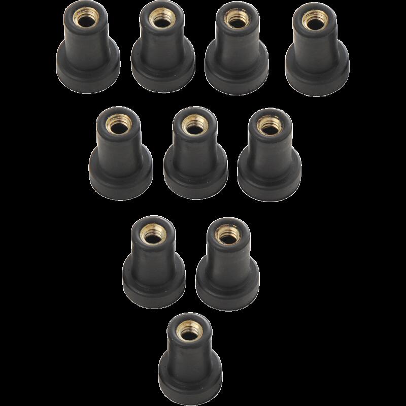 DRAG SPECIALTIES NUT WELL (8098)10-24 10PK 2404-0544