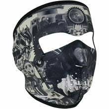 Load image into Gallery viewer, ZAN HEADGEAR FULL MASK NEOPRENE SPROCKET SKULL WNFM110