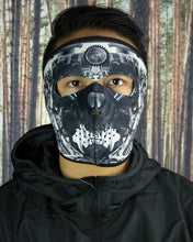 Load image into Gallery viewer, ZAN HEADGEAR FULL MASK NEOPRENE SPROCKET SKULL WNFM110