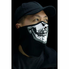 Load image into Gallery viewer, ZAN HEADGEAR NEOPRENE 3-PANEL HALF MASK BLACK WNFM114H3