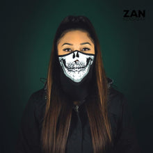 Load image into Gallery viewer, ZAN HEADGEAR NEOPRENE 3-PANEL HALF MASK BLACK WNFM114H3