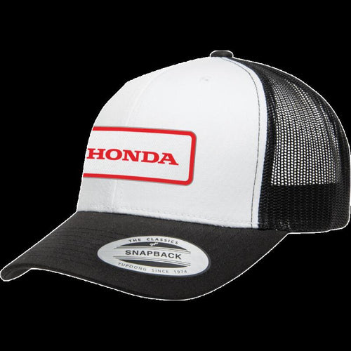 FACTORY EFFEX-APPAREL HAT HONDA THROWBK BLK/WHT 25-86304