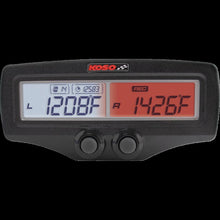 Load image into Gallery viewer, KOSO NORTH AMERICA DUAL EGT-02R EVO RPM-WATER TEMP LOGGER STANDARD SENSORS BA006010