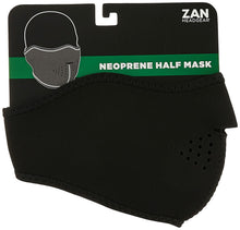 Load image into Gallery viewer, ZAN HEADGEAR BLACK NEOPRENE HALF MASK WNFM114H