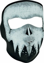 Load image into Gallery viewer, ZAN HEADGEAR FACE MASK GREY SKULL GLOW IN THE DARK WNFM081G