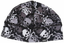 Load image into Gallery viewer, ZAN HEADGEAR HELMET LINER/BEANIE SPORTFLEX SERIES ALL OVER SKULL WHLL424
