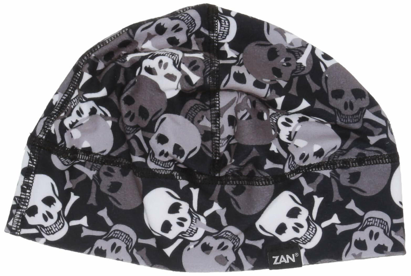 ZAN HEADGEAR HELMET LINER/BEANIE SPORTFLEX SERIES ALL OVER SKULL WHLL424