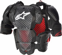 Load image into Gallery viewer, Alpinestars 6700523-1431-M/L: A-10 V2 Full Chest Protector Anthracite/Black/Red Md/Lg