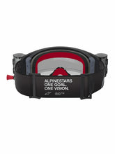 Load image into Gallery viewer, ALPINESTARS GOGGLE STECH CORP BLK/GRY/CLR ROLL-OFF 5100425-1518