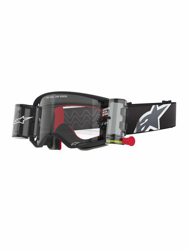 ALPINESTARS GOGGLE STECH CORP BLK/GRY/CLR ROLL-OFF 5100425-1518