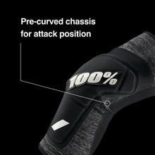 Load image into Gallery viewer, 100% RIDECAMP KNEE GUARDS GREY HEATHER/BLACK SM 70001-00005