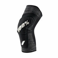 Load image into Gallery viewer, 100% RIDECAMP KNEE GUARDS GREY HEATHER/BLACK SM 70001-00005