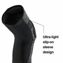 Load image into Gallery viewer, 100% RIDECAMP KNEE GUARDS GREY HEATHER/BLACK SM 70001-00005