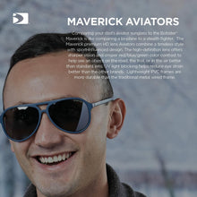 Load image into Gallery viewer, BOBSTER SUNGLS MAVERICK MAT NAVY BMAV103HD