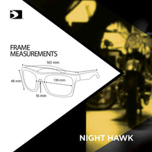 Load image into Gallery viewer, BOBSTER BOBSTER NIGHT HAWK GLOSS BLACK FRAME AMBER LENS BHAWK01A