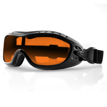 Load image into Gallery viewer, BOBSTER BOBSTER NIGHT HAWK GLOSS BLACK FRAME AMBER LENS BHAWK01A