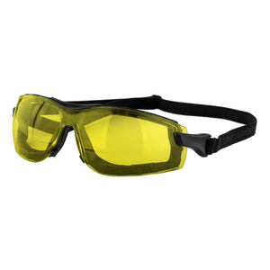 BOBSTER BOBSTER GUIDE SAFETY GOGGLE FRAMELESS YELLOW LENS BGDE003