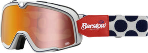 100% BARSTOW GOGGLE HAYWORTH - FLASH RED LENS 50000-00004