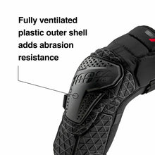 Load image into Gallery viewer, 100% SURPASS KNEE GUARDS BLACK MD 70009-00002