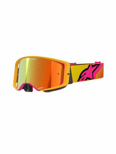 ALPINESTARS GOGGLE SUPERTECH CORP YLW/PNK/MIR RD 5100325-5023