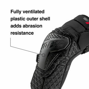 100% Surpass Mountain Biking Knee Pad - MTB & BMX Protection - Heavy Duty Hard Plastic and Smartshock Impact Absorbing Foam Padding