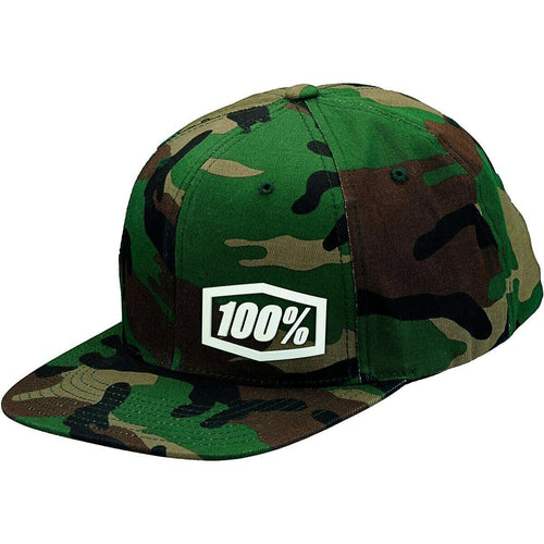 100% MACHINE SNAPBACK CAP LYP FIT CAMO - OS 20044-00008