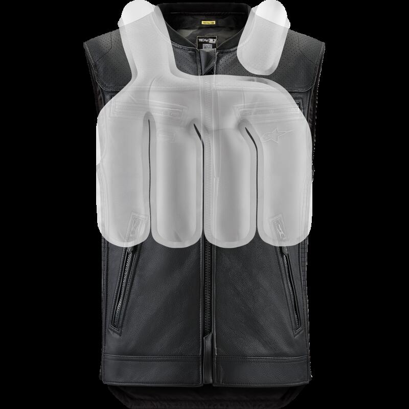 ALPINESTARS (Tec Air) TECH AIR 3 CANVAS VEST BK XS 6500224-10-XS