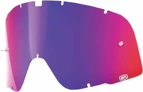 100% BARSTOW REPLACEMENT LENS - RED/BLUE MIRROR 59001-00001