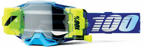 100% ARMEGA FORECAST GOGGLE BLUE - CLEAR LENS 50006-00006