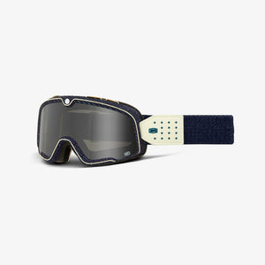 100% BARSTOW GOGGLE DENIM - DARK SMOKE LENS 50000-00019