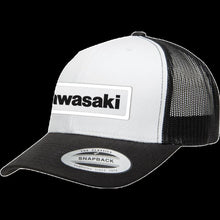 Load image into Gallery viewer, FACTORY EFFEX-APPAREL HAT KAWASAKI THRWBK BK/WH 25-86104