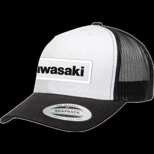 FACTORY EFFEX-APPAREL HAT KAWASAKI THRWBK BK/WH 25-86104