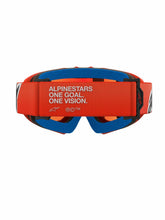 Load image into Gallery viewer, ALPINESTARS GOGGLE YTH VISION CORP ORG/MIR RED 5140225-480