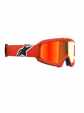Load image into Gallery viewer, ALPINESTARS GOGGLE YTH VISION CORP ORG/MIR RED 5140225-480