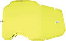 Load image into Gallery viewer, 100% RC2/AC2/ST2 REPLACEMENT LENS - INJECTED YELLOW 59092-00003