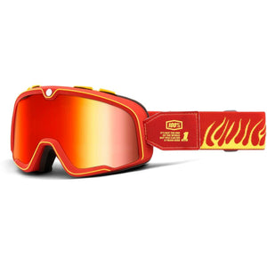 100% BARSTOW GOGGLE DEATH SPRAY - MIRROR RED LENS 50000-00011