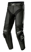 Load image into Gallery viewer, Alpinestars Missile Leather Trousers V3 Black/Bia, Size 52