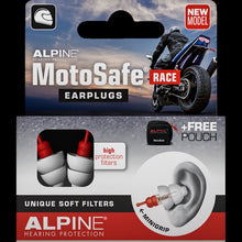 Load image into Gallery viewer, ALPINE HEARING PROTECTION EARPLUGS MOTOSAFE RACE MINIGRIP 111.23.111