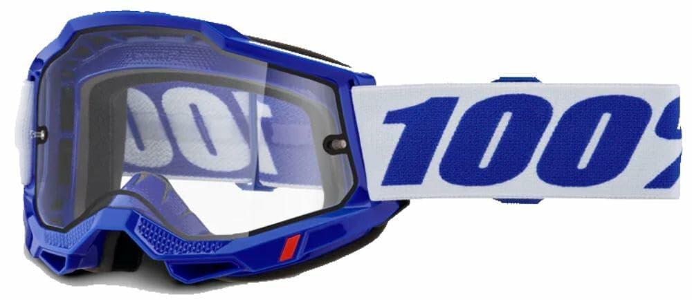 100% ACCURI 2 ENDURO MOTO GOGGLE BLUE - CLEAR LENS 50015-00007